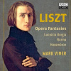 Liszt: Opera Fantasies. Mark Viner (CD)