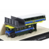 Motor-max Decker Diorama - Autobus s mostom 1960 - 007 James Bond - Live And Let Die - Vivi E Lascia Morire 1:64 Modrozelená