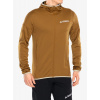 Pánska flísová mikina adidas TERREX Xperior Light Fleece Hooded Jacket - brostr/savann