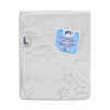 Kikko BIO bavlnená froté osuška s kapucňou XKKO Organic 90x90 White Stars