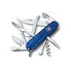 Multifunkčný nôž Victorinox Huntsman - transparentný modrý