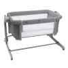 Detská postieľka Chicco Next2me Magic Evo na spanie s rodičmi, 0–6 mesiacov, Dark Grey