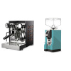 Rocket Espresso Appartamento TCA, black/copper + Eureka Mignon Specialita, CR tiffany blue