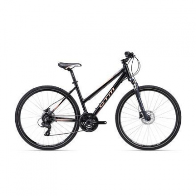 CTM MAXIMA 3.0 2023, čierna perleť/svetloružová Veľkosť bicyklov: L