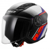 LS2 OF616 AIRFLOW II RUSH WHITE BLUE RED-06 Veľkosť: L