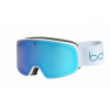 Lyžařské brýle BOLLÉ NEVADA SMALL 22038 White Metallic Blue Matte - Azure 24/25
