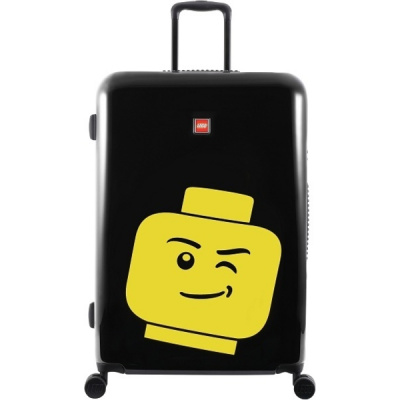 LEGO® Luggage ColourBox Minifigure Head 28" - Čierny