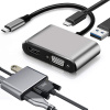 VERK GROUP ADAPTÉR TYPU C HDMI VGA USB 3.1 (300)