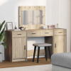 zahrada-XL Toaletný stolík 3 pcs Hnedá 40 x 41 x 75 cm Kompozitné drevo 3334247