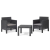 TOOMAX PENELOPE 2 SEATER zahradní plastový set - grafit Z0113R1--4100