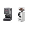 Gaggia Classic E24, grey + Eureka Mignon Specialita Smart, CR white