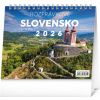 NOTIQUE Stolový kalendár Rozprávkové Slovensko 2026, 16,5 x 13 cm