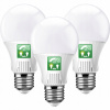 Žiarovka, žiarivka - 3x LED žiarovka E27 9W so senzorom pohybu súmraku (3x LED žiarovka E27 9W so senzorom pohybu súmraku)