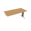 Hobis Rokovací stôl Flex, 160x75,5x80 cm, buk/kov