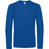 B&C E190 LSL / Pánske tričko s dlhým rukávom, z ťažkej bavlny - royal blue XXL