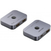 Switch Vention 2-Port Bi-Directional 8K HDMI Switcher Gray Aluminium Alloy Type (AKPH0)