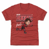 New Jersey Devils Dětské - Jack Hughes Cartoon Red NHL Tričko 14-16 rokov