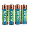 Extol Energy 42011 Batéria alkalická 4ks, 1,5V, typ AA