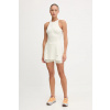 Športové šaty adidas by Stella McCartney TruePurpose béžová farba, mini, áčkový strih, JM1409 XXS