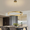 NEDES LED krištáľový luster + diaľkový ovládač 50W - J6350/GCH