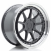 JAPAN RACING Japan Racing JR47 8.5x19 BLANK ET15-35 Hyper Gray w/Machined Lip 72.6