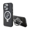 Karl Lagerfeld Ringstand Karl and Choupette MagSafe zadný kryt pre iPhone 15 Pro Max Black
