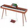 Pianino Cyfrowe 88 Klucz Z Podwójna Klawiatura Prenos MIDI I Bluetooth