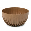 Kinekus Kvetináč plastový 24 cm, výška 14 cm, MIRA ECO WOOD, hnedý
