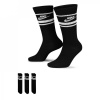 Nike Sportswear Dri-FIT Everyday Essential Crew Socks (3 Pairs) Black/White 5-8 (M)