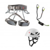 Ocún Via Ferrata Twist Shard Set ferratový set s helmou Shard, sedákem a brzdou Captur - M-XL
