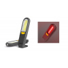 PHENOM Magnetická montážna lampa COB + SMD LED , s vešiakom a alarmovým svetlom