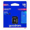 Goodram pamäťová karta Micro Secure Digital Card, 16GB, micro SDHC, M1AA-0160R12, UHS-I U1 (Class 10), s adaptérom