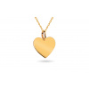 iZlato Forever Platnička v tvare srdiečka zo žltého zlata IZ23731