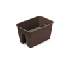 kvetináč na zábradlie 39,6cm RATOLLA DRLB400-440U umbra plastový