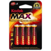 Kodak MAX AA LR06 Batérie 4ks