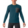 Pánsky cyklistický dres Castelli UNLIMITED MERINO Deep Teal