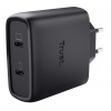 TRUST MAXO 65W 2P USB-C GAN CHARGER WHT
