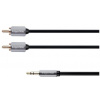 kabel kruger & matz jack 3.5 stereo/2xcinch 1,8m km0310