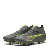 Puma Ultra Match+ Firm Ground pánske kopačky Silver/Yellow 10 (44.5)
