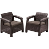 ALLIBERT CORFU DUO hnedý