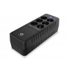 CONCEPTRONIC 650VA 360W Office UPS-Battery and Surge Protected Schuko x 3-Surge Protected Schuko x 3-RJ45 In/Out (ZEUS05E)