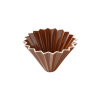 Origami keramický dripper S hnědý