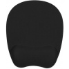 Powerton podložka pod myš, ergonomická, pamäťová pena, čierna WPEPE6-B