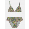 Detské plavky - Škótska a sóda dva kusové oblečenie. 164 biela, ružová, viacnásobná (Scotch & Soda Bikini outfit Flowers 164 XS)