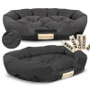 Ortopedický pelech pre psa AIO Factory čierny 50 cm x 75 cm