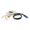 ATEN 2L-5302U KVM kábel Čierna 1,8 m (2L-5302U)
