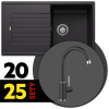 BLANCO SET 10-C 25 ZIA 5 S + MIDA čierna