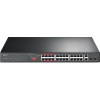 TP-Link TL-SL1226P - 26-portový Switch PoE+ s 24 porty 10/100 Mbit/s a 2 gigabitovými porty + 2 SFP porty
