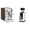 Biepi Sara PID, white/wood + Eureka Mignon Zero, BL white