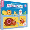 AUZOU Moje prvé dotykové hmatové puzzle Zvieracia rodina
